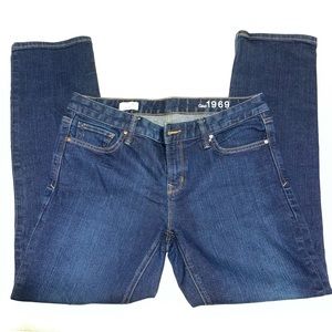 Mens Gap straight dark wash denim jeans